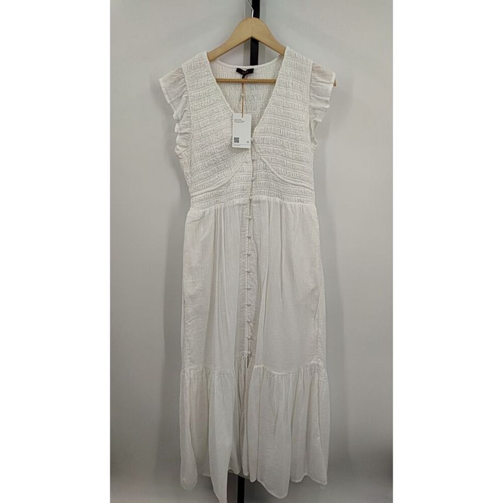 Quince White Sleeveless Dress